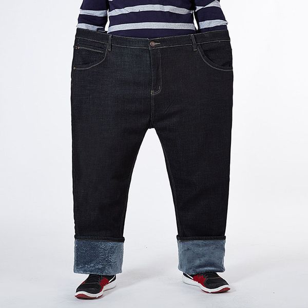 men's jeans winter plus size men's jeans 38 52 loose straight pocket elastic zipper cardigan plus velvet warm cotton casual 230810, Blue
men's jeans winter plus size men's jeans 38 52 loose straight pocket elastic zipper cardigan plus velvet warm cotton casual 230810, Blue