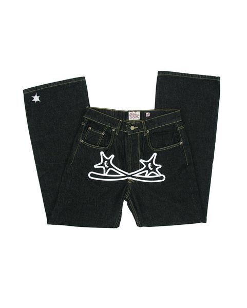 women's jeans y2k harajuku retro hip hop alphabet graphic oversized baggy jean denim black pants 2023 gothic wide trouser streetwear 23, Blue
women's jeans y2k harajuku retro hip hop alphabet graphic oversized baggy jean denim black pants 2023 gothic wide trouser streetwear 23, Blue