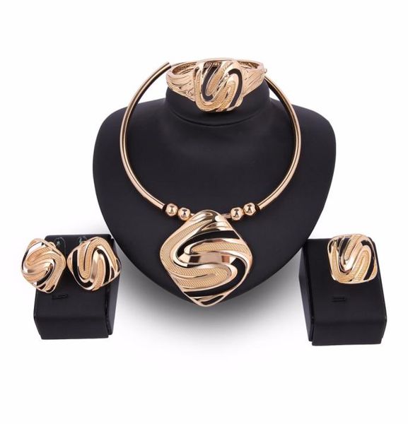 ouhe statement fashion gold plated african jewelry set choker necklace earrings ring set for women wedding bridal5372966, Slivery;golden
ouhe statement fashion gold plated african jewelry set choker necklace earrings ring set for women wedding bridal5372966, Slivery;golden