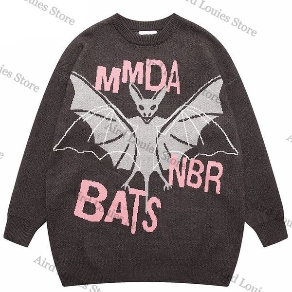women's sweaters 2023 street hiphop bat print pullover y2k knit sweater harajuku punk gothic retro women's 230811, White;black
women's sweaters 2023 street hiphop bat print pullover y2k knit sweater harajuku punk gothic retro women's 230811, White;black