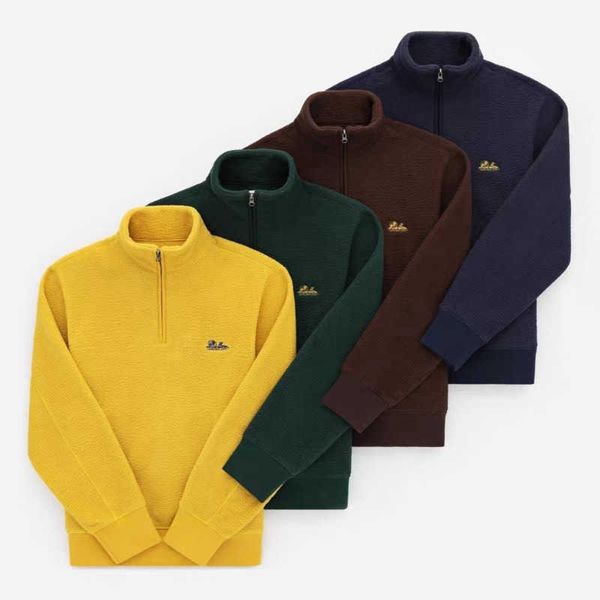 ald designer sweater men women sweatshirt embroidered zipper hoodie aime fleece sweaters hip hop oversize long sleeve tshirt street ootd, Black