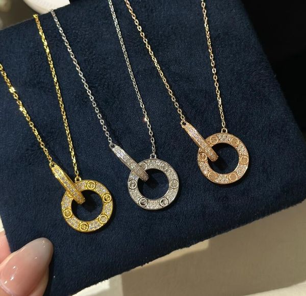 2023 latest women's necklace double circle pendant gold rose gold silver formal casual banquet work wear matching+box
2023 latest women's necklace double circle pendant gold rose gold silver formal casual banquet work wear matching+box