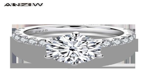 anziw 925 sterling silver 4ct round cut ring for women 6 prongs simulated diamond engagement wedding band ring jewelry7620368, Golden;silver
anziw 925 sterling silver 4ct round cut ring for women 6 prongs simulated diamond engagement wedding band ring jewelry7620368, Golden;silver
