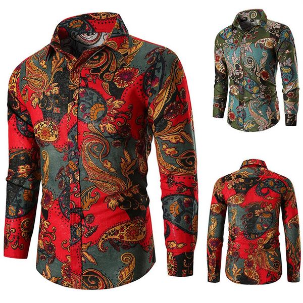 cashew flower printed long sleeve men's large size shirt social shirt for men hawaiian style233i, White;black
cashew flower printed long sleeve men's large size shirt social shirt for men hawaiian style233i, White;black