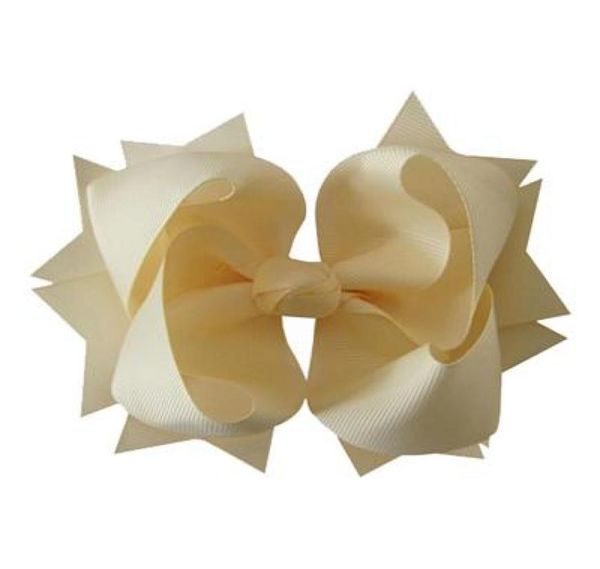6quot large solid grosgrain ribbon layer spike hair bow clip 30pcs5390585, Slivery;white
6quot large solid grosgrain ribbon layer spike hair bow clip 30pcs5390585, Slivery;white