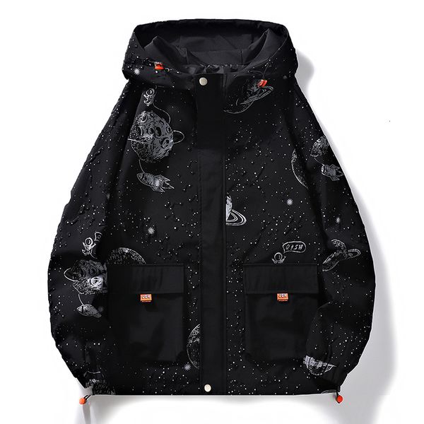 men's jackets astronaut jacquard jacket hooded plus size outerwear spring 2023coat water repellent technical trendy harajuku 230811, Black;brown
men's jackets astronaut jacquard jacket hooded plus size outerwear spring 2023coat water repellent technical trendy harajuku 230811, Black;brown