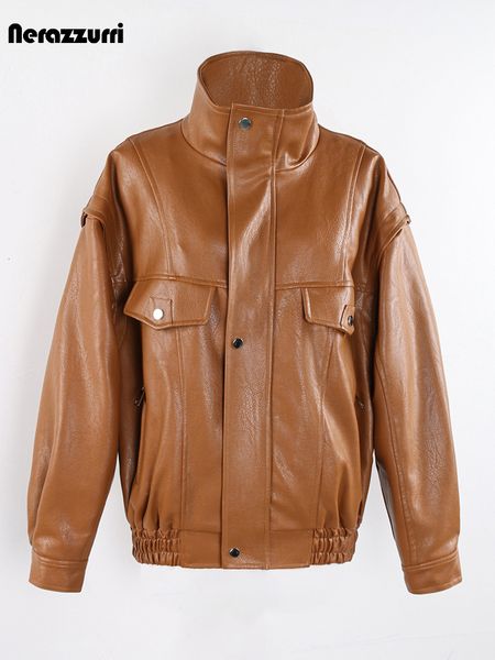 men's jackets nerazzurri autumn winter cool oversized warm white hard pu leather jacket men with quilted lining inside clothes 2023 230, Black;brown
men's jackets nerazzurri autumn winter cool oversized warm white hard pu leather jacket men with quilted lining inside clothes 2023 230, Black;brown