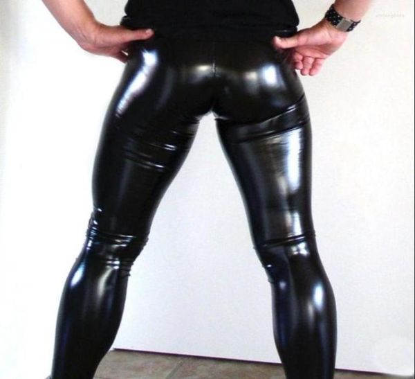 men039s pants fashion men leather black pu leggings wetlook tights bar performance3246536
men039s pants fashion men leather black pu leggings wetlook tights bar performance3246536