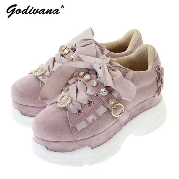 dress shoes japanese style autumn peach heart pearl lace up casual platform sport students thick bottom soft bubble 230812, Black
dress shoes japanese style autumn peach heart pearl lace up casual platform sport students thick bottom soft bubble 230812, Black