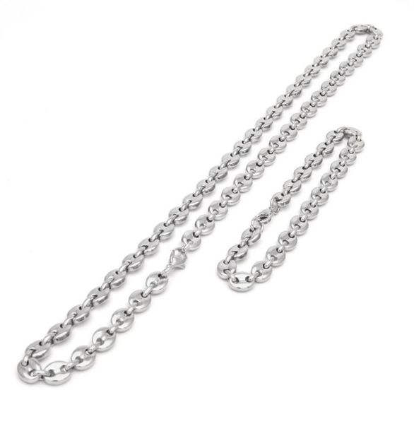 coffee bean necklace and bracelet set stainless steel mens jewellry two colors optional hip hop7573204, Silver
coffee bean necklace and bracelet set stainless steel mens jewellry two colors optional hip hop7573204, Silver