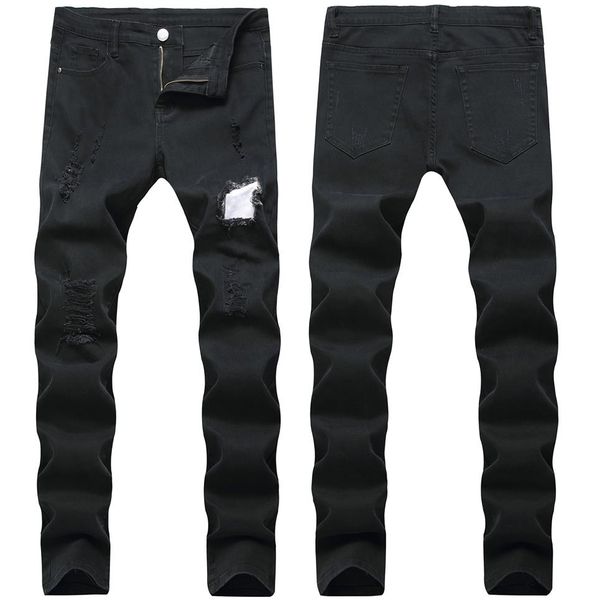 skinny mens black jeans cool men ripped jeans stretch slim fit denim biker jeans hip hop men streetwear 1377#301q, Blue
skinny mens black jeans cool men ripped jeans stretch slim fit denim biker jeans hip hop men streetwear 1377#301q, Blue