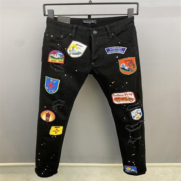 dsq phantom turtle men's jeans classic fashion man jeans hip hop rock moto mens casual design ripped jeans distressed skinny 2542, Blue
dsq phantom turtle men's jeans classic fashion man jeans hip hop rock moto mens casual design ripped jeans distressed skinny 2542, Blue