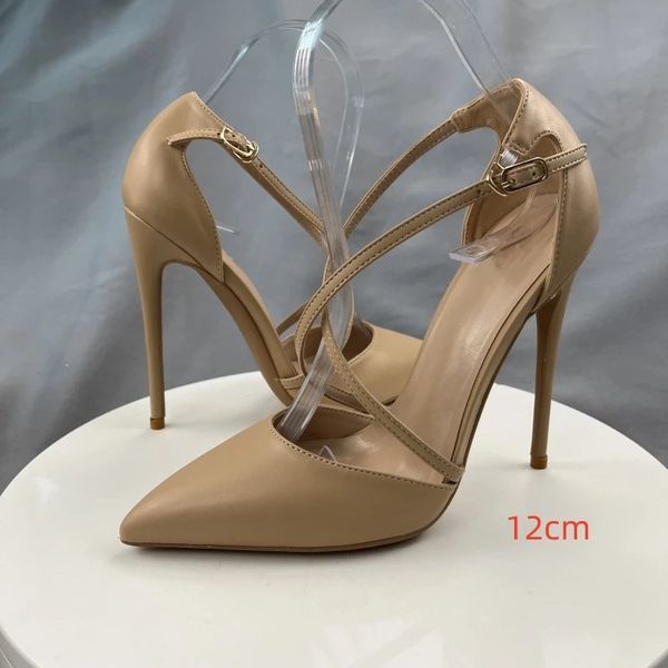 cross-strapy red bottoms shoes fashion nude matte pointed toe women pumps stiletto high heel shoes 12cm red sole ladies wedding ankle buckle, Black
cross-strapy red bottoms shoes fashion nude matte pointed toe women pumps stiletto high heel shoes 12cm red sole ladies wedding ankle buckle, Black