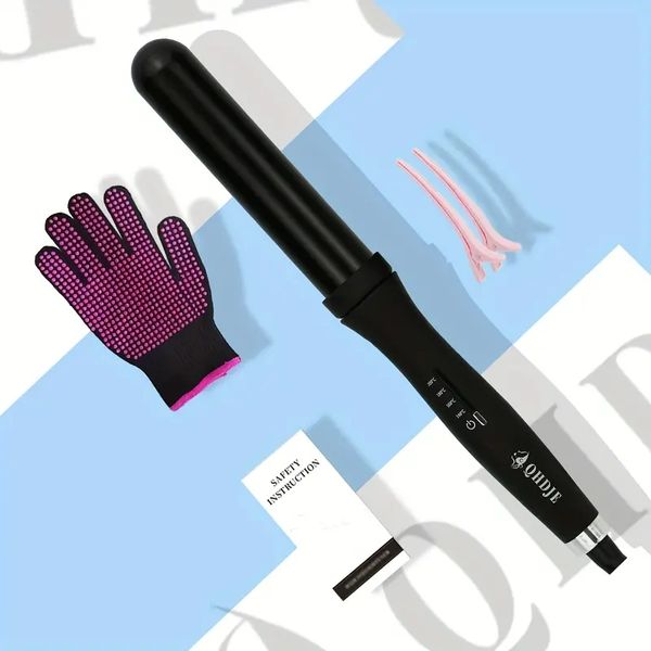 professional 32mm hair curling iron with gloves and clips - multifunctional hair styling tool for curly hair - perfect for salon-quality res
professional 32mm hair curling iron with gloves and clips - multifunctional hair styling tool for curly hair - perfect for salon-quality res