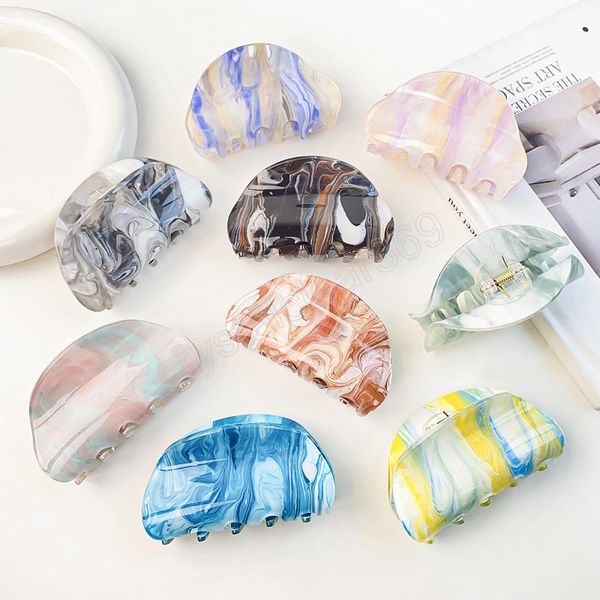 hair clip acetate clamp back head hairpin french retro mermaid color hair claw headdress hairpin female headwear, Slivery;white
hair clip acetate clamp back head hairpin french retro mermaid color hair claw headdress hairpin female headwear, Slivery;white