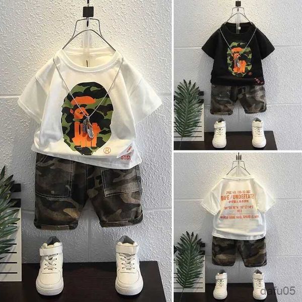 clothing sets children's clothing set summer new boys' baby cotton round neck t-shirt shorts piece kids outfits r230812, White
clothing sets children's clothing set summer new boys' baby cotton round neck t-shirt shorts piece kids outfits r230812, White