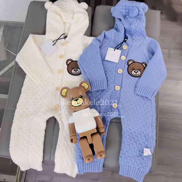 autumn winter newborn baby boys girls bear ear knit romper hooded sweater long sleeve knitted jumpsuit outfit, Blue
autumn winter newborn baby boys girls bear ear knit romper hooded sweater long sleeve knitted jumpsuit outfit, Blue