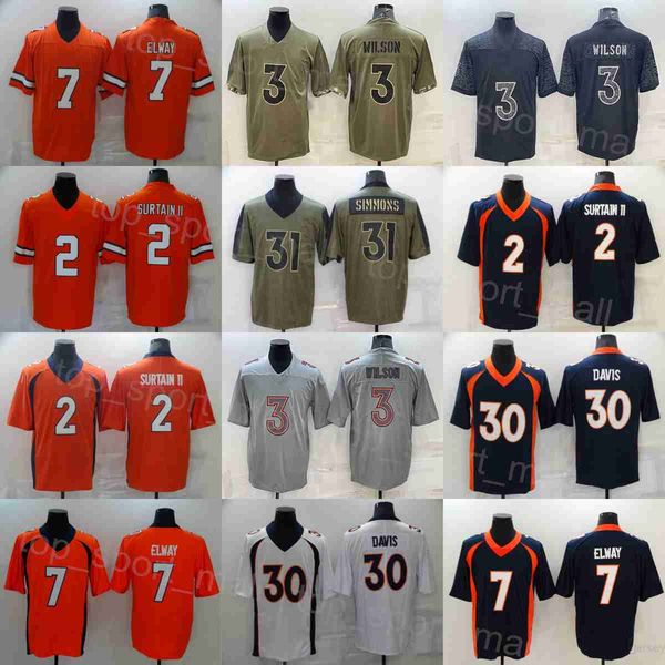 mens football 2 pat surtain ii jerseys 3 russell wilson 30 terrell davis 7 john elway army green salute to service navy blue white orange gr, Black;red
mens football 2 pat surtain ii jerseys 3 russell wilson 30 terrell davis 7 john elway army green salute to service navy blue white orange gr, Black;red