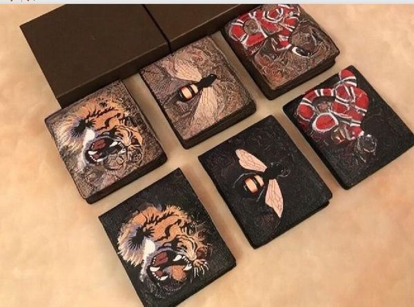 mens designers animal short wallet leather black snake tiger bee wallets women long style luxury purse wallet card holders with gift box
mens designers animal short wallet leather black snake tiger bee wallets women long style luxury purse wallet card holders with gift box