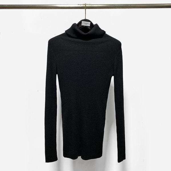 men's sweaters rick pullovers knitted wool blend warm sweater owens solid close fitting bottomed women knitting jumper 230811, White;black
men's sweaters rick pullovers knitted wool blend warm sweater owens solid close fitting bottomed women knitting jumper 230811, White;black