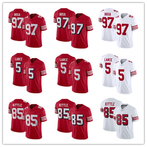 san francisco''49ers''football jersey 5 trey lance jersey 97 nick bosa 85 george kittle 19 deebo samuel 80 jerry rice 54, Black;red
san francisco''49ers''football jersey 5 trey lance jersey 97 nick bosa 85 george kittle 19 deebo samuel 80 jerry rice 54, Black;red