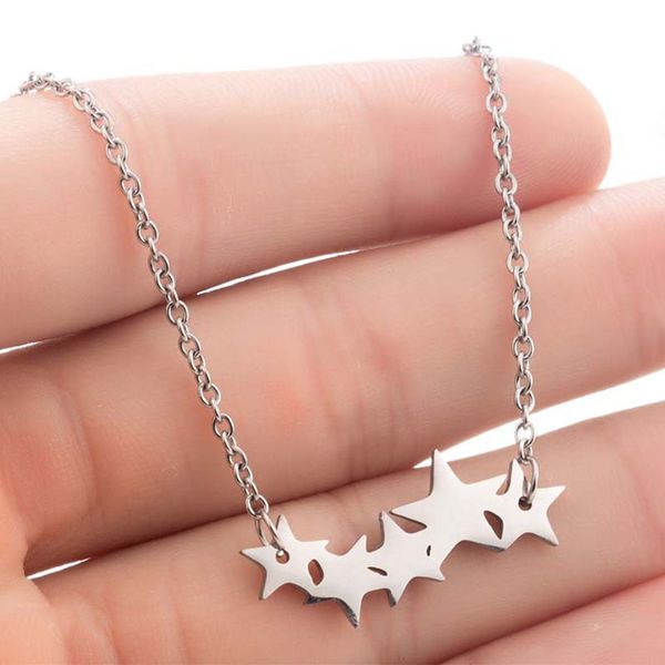 everfast wholesale 10pc/lot flowing stars stainless steel pendants necklaces dainty meteor charms for women kids korean fashion jewelry gift, Silver
everfast wholesale 10pc/lot flowing stars stainless steel pendants necklaces dainty meteor charms for women kids korean fashion jewelry gift, Silver