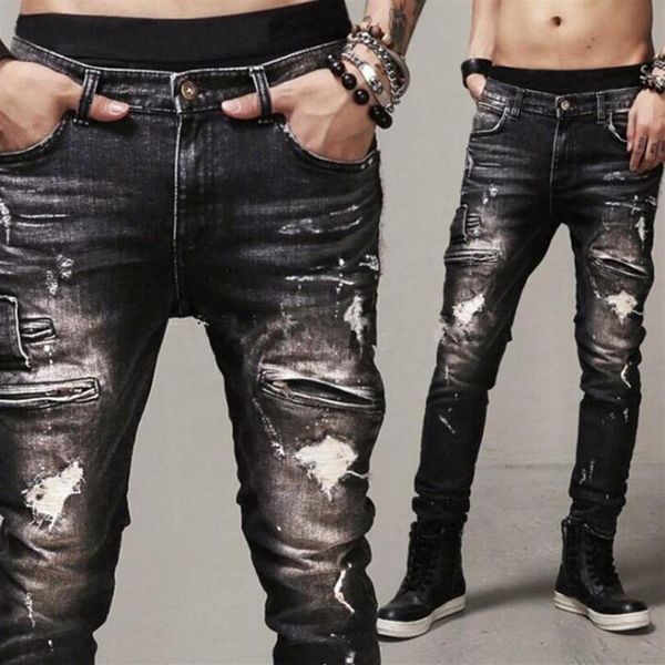 fashion stretch men stylist jeans denim jogger design hip hop joggers skinny jeans men clothes streetwear3009, Blue
fashion stretch men stylist jeans denim jogger design hip hop joggers skinny jeans men clothes streetwear3009, Blue
