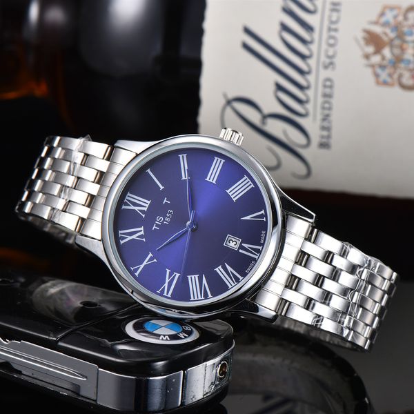 brand tissox carson series mens watch classic fashion stainless steel strap three needle waterproof designer movement automatic quartz watch, Slivery;black
brand tissox carson series mens watch classic fashion stainless steel strap three needle waterproof designer movement automatic quartz watch, Slivery;black