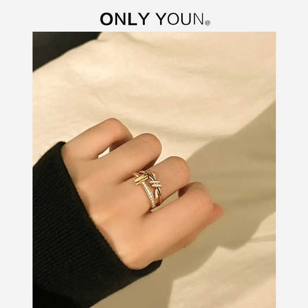 high-end kont knot ring for female minority design with a high sense of sophistication new fashion bow tiffay letter, Golden;silver
high-end kont knot ring for female minority design with a high sense of sophistication new fashion bow tiffay letter, Golden;silver