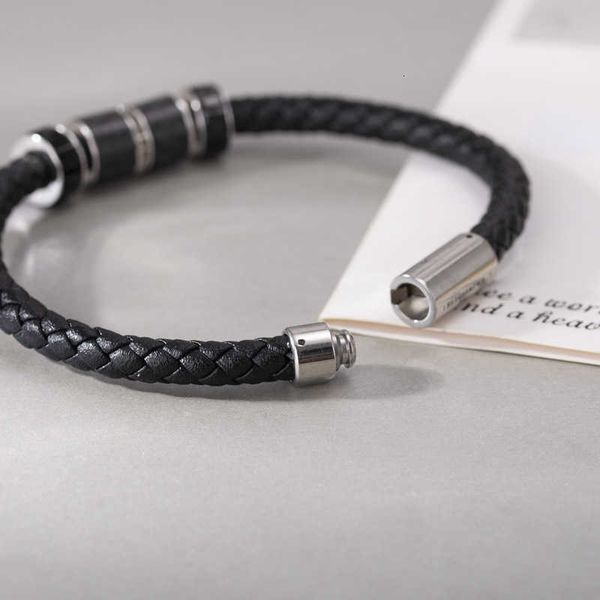designer rovski luxury jewelry accessories element trembling black leather rope simple lovers bracelet female magnetic button transfer beads, Silver
designer rovski luxury jewelry accessories element trembling black leather rope simple lovers bracelet female magnetic button transfer beads, Silver