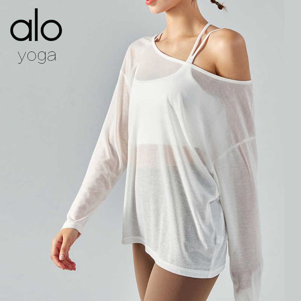 aloyoga sports women's loose fit quick dry fitness long sleeve autumn coat yoga dress running cover, White;red
aloyoga sports women's loose fit quick dry fitness long sleeve autumn coat yoga dress running cover, White;red