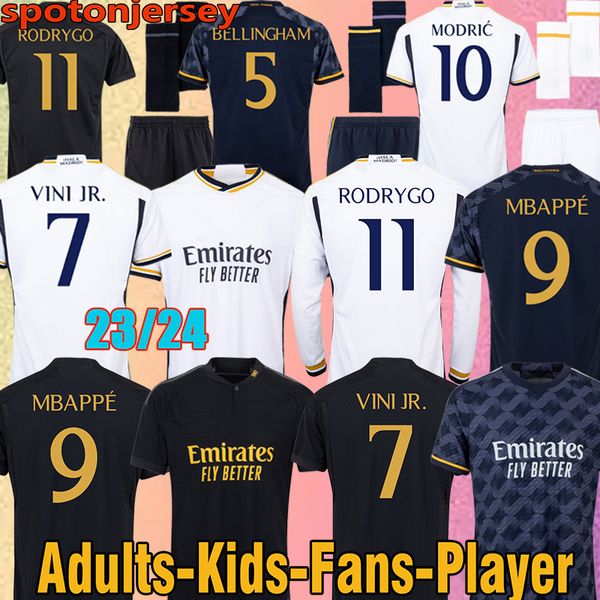 23 24 mbappe #9 real madrids fans player soccer jerseys benzema bellingham 2023 vini jr football shirts camiseta de futbol men kids kit unif, Black;yellow
23 24 mbappe #9 real madrids fans player soccer jerseys benzema bellingham 2023 vini jr football shirts camiseta de futbol men kids kit unif, Black;yellow