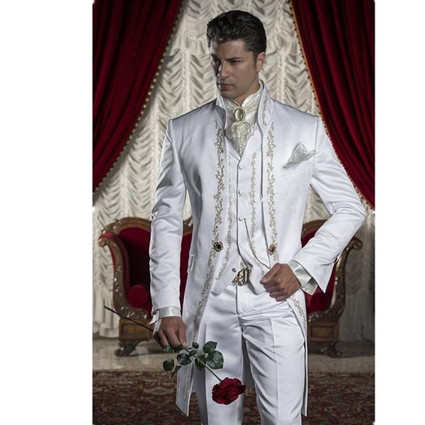 new mens suits blazers mens white tailcoat embroidery morning suit tails jacket groom suitcustom made suit formal sui2570, White;black
new mens suits blazers mens white tailcoat embroidery morning suit tails jacket groom suitcustom made suit formal sui2570, White;black