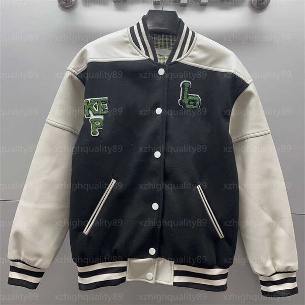 womens designer jacket autumn warm coat women black and gray patchwork embroidery long sleeve crew neck sport coats designers jackets, Black;brown
womens designer jacket autumn warm coat women black and gray patchwork embroidery long sleeve crew neck sport coats designers jackets, Black;brown