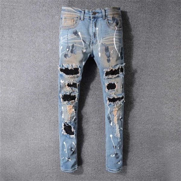 20ss mens designer jeans distressed ripped biker slim fit motorcycle denim for men fashion jean mans pants pour hommes #5232567, Blue
20ss mens designer jeans distressed ripped biker slim fit motorcycle denim for men fashion jean mans pants pour hommes #5232567, Blue