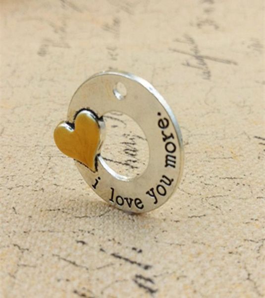 100 pcslot antique silverquot i love you more quot inspiration charm pendant diy jewelry supply30mm3607490, Bronze;silver
100 pcslot antique silverquot i love you more quot inspiration charm pendant diy jewelry supply30mm3607490, Bronze;silver