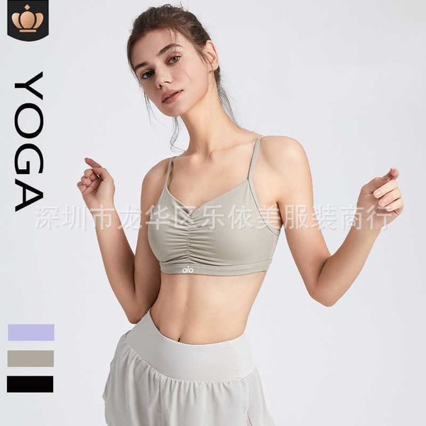 aloyoga yoga bra pleated back sports bra running shockproof gathering fitness sling, White;red
aloyoga yoga bra pleated back sports bra running shockproof gathering fitness sling, White;red