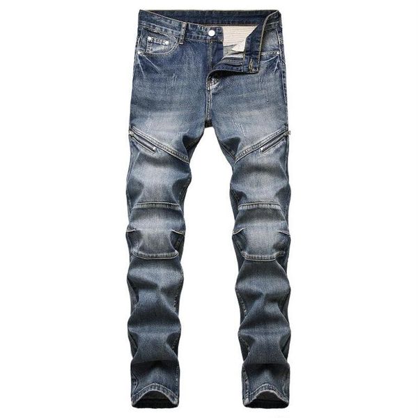 men fashion retro jeans mens elastic slim straight biker jeans male denim casual cotton pants vaqueros hombre plus size 42319t, Blue
men fashion retro jeans mens elastic slim straight biker jeans male denim casual cotton pants vaqueros hombre plus size 42319t, Blue
