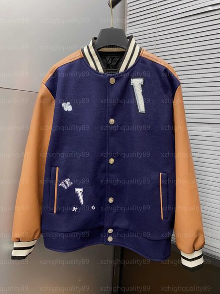 womens fall jacket sports designer women coat patchwork fabric embroidery front snap closure long sleeves round neck coats designers jacket, Black;brown
womens fall jacket sports designer women coat patchwork fabric embroidery front snap closure long sleeves round neck coats designers jacket, Black;brown