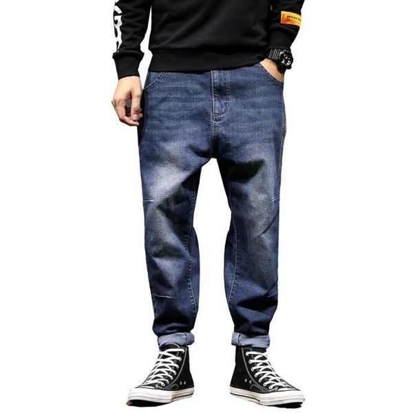 men's jeans mens harem pants fashion pockets desinger loose fit baggy moto men stretch retro streetwear relaxed tapered 42328a, Blue
men's jeans mens harem pants fashion pockets desinger loose fit baggy moto men stretch retro streetwear relaxed tapered 42328a, Blue