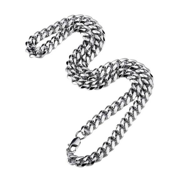 trendy men link chain necklaces iced out hip hop jewelry 19inch 21inch fashion stainless steel silver miami cuban chains for mens 5049252
trendy men link chain necklaces iced out hip hop jewelry 19inch 21inch fashion stainless steel silver miami cuban chains for mens 5049252