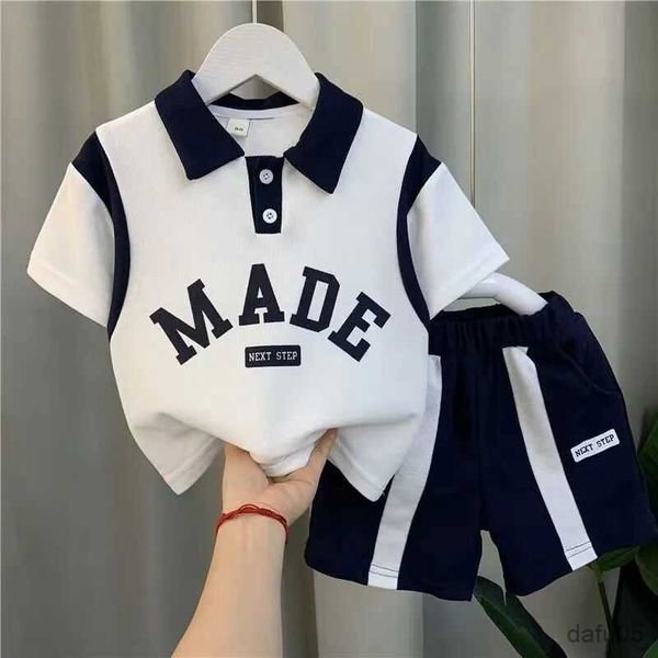 clothing sets teenage boys' clothing set summer short sleeve t-shirt shorts set 2023 new baby boys' pants two piece set r230812, White
clothing sets teenage boys' clothing set summer short sleeve t-shirt shorts set 2023 new baby boys' pants two piece set r230812, White
