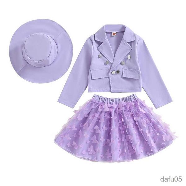 clothing sets 4-7y fashion toddler girls clothes sets outfit long sleeve button coat butterfly mesh tulle skirt hat set r230812, White
clothing sets 4-7y fashion toddler girls clothes sets outfit long sleeve button coat butterfly mesh tulle skirt hat set r230812, White