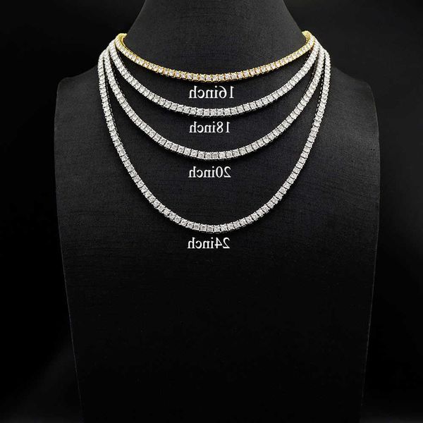 necklace for men row 3/4/5mm width stock iced out chain sier gold plated jewelry designer for women hip hop mens tennis necklaces, Black
necklace for men row 3/4/5mm width stock iced out chain sier gold plated jewelry designer for women hip hop mens tennis necklaces, Black