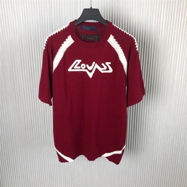 2023 early autumn knit cotton loose short sleeve t-shirt euro size xs-l324n, White;black
2023 early autumn knit cotton loose short sleeve t-shirt euro size xs-l324n, White;black