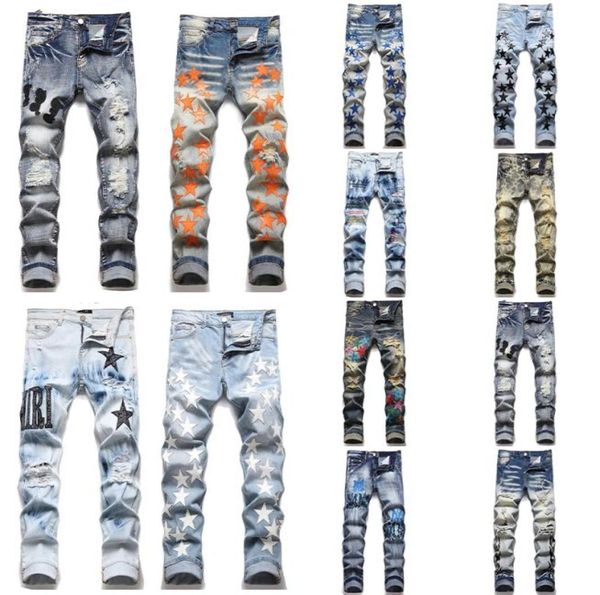 mens designer jeans hiking pant ripped hip hop high street brand pantalones vaqueros para hombre motorcycle embroidery close fitti6974880, Blue
mens designer jeans hiking pant ripped hip hop high street brand pantalones vaqueros para hombre motorcycle embroidery close fitti6974880, Blue