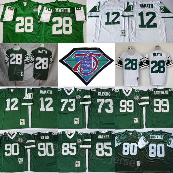 vintage football 90 dennis byrd jersey 85 wesley walker 28 curtis martin 80 wayne chrebet 12 joe namath 73 joe klecko 99 mark gastineau 1989, Black
vintage football 90 dennis byrd jersey 85 wesley walker 28 curtis martin 80 wayne chrebet 12 joe namath 73 joe klecko 99 mark gastineau 1989, Black