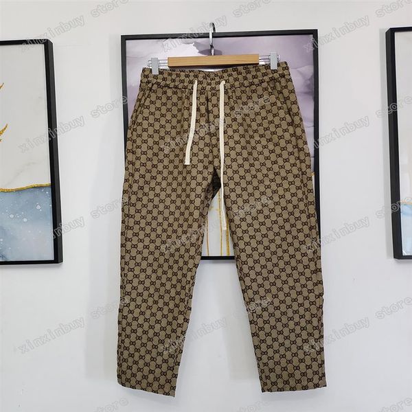 21ss mens women designer jacquard pants spring summer men denim pant double letter casual letters trousers yellow kha302b, Black
21ss mens women designer jacquard pants spring summer men denim pant double letter casual letters trousers yellow kha302b, Black