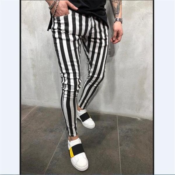 joggers with black white stripes for men casual pants fitness sportswear pencil bottoms skinny sweatpants trousers236t
joggers with black white stripes for men casual pants fitness sportswear pencil bottoms skinny sweatpants trousers236t
