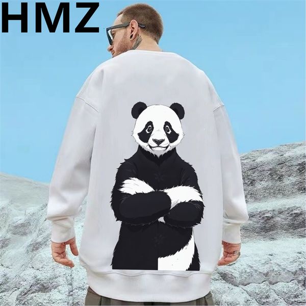 men's hoodies sweatshirts hmz harajuku panda print men autumn korean cotton oversized pullovers casual o neck basic hip hop streetwear, Black
men's hoodies sweatshirts hmz harajuku panda print men autumn korean cotton oversized pullovers casual o neck basic hip hop streetwear, Black